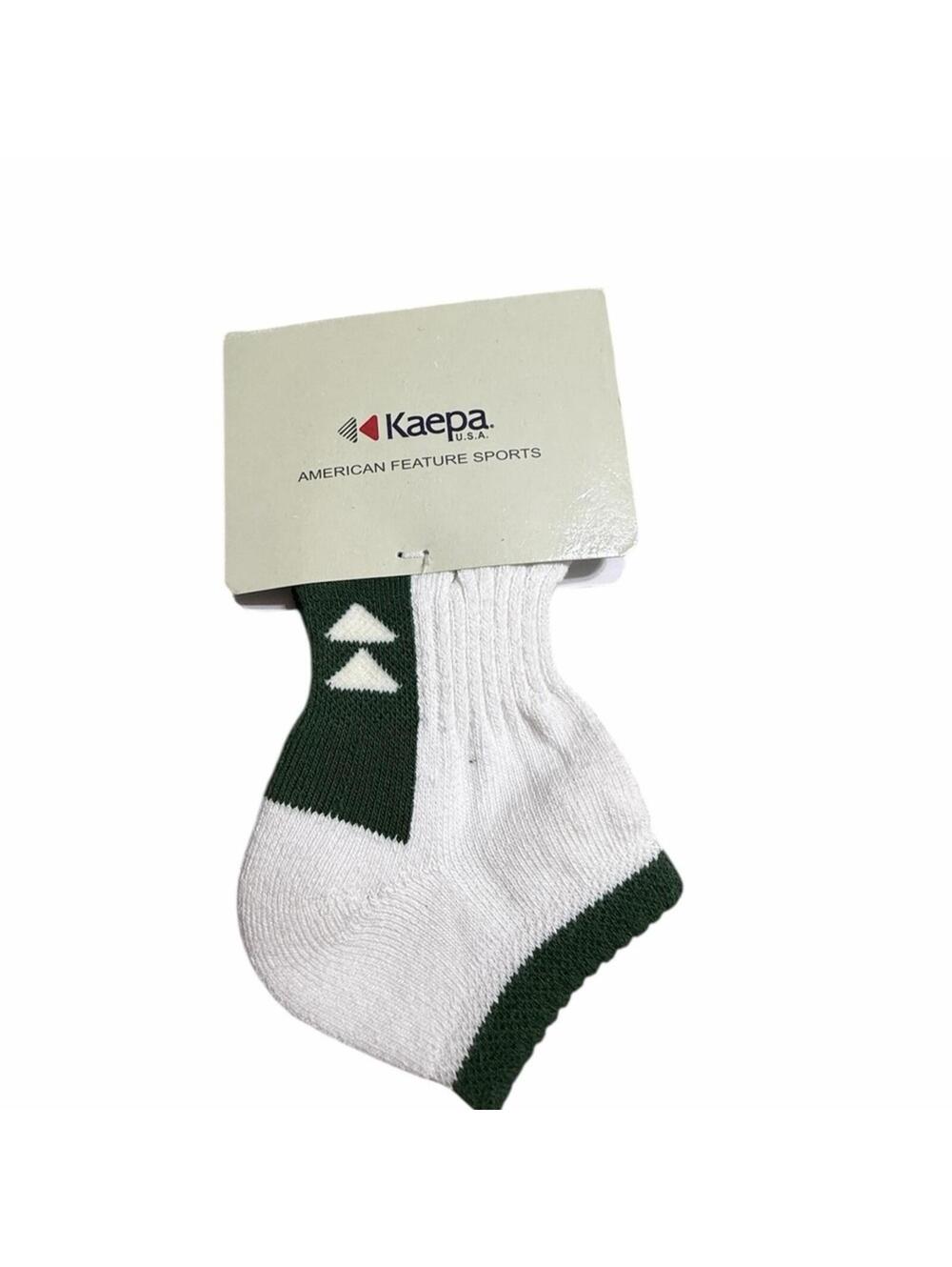 Kids vintage Kaepa Green and White Sports Socks